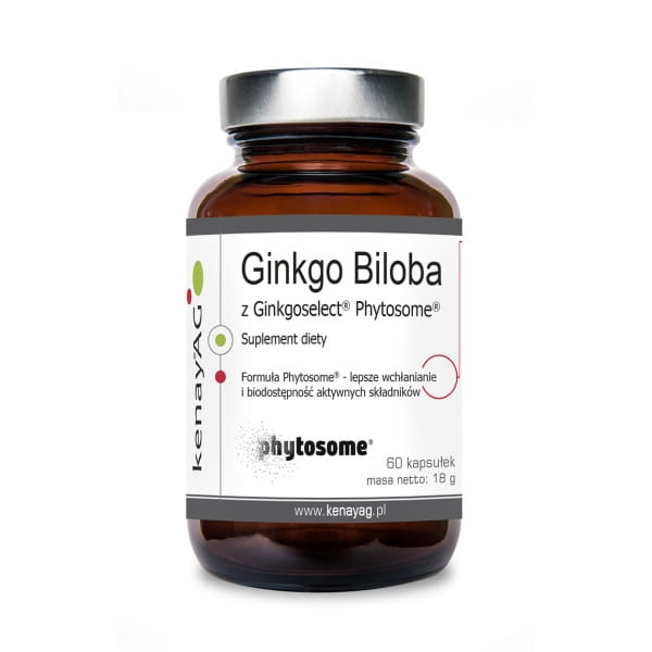 Ginkgo biloba mit Ginkgoselect-Phytosom 60 KENAY-Kapseln
