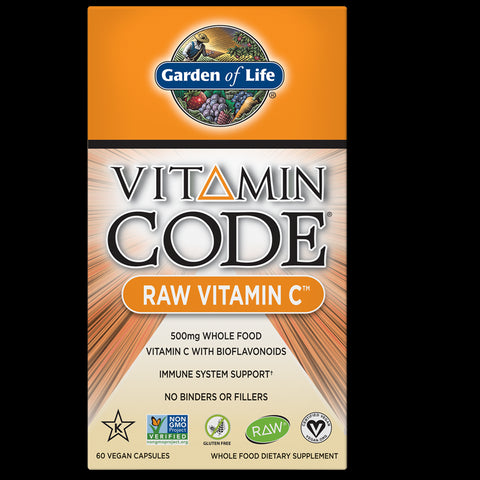 Vitamincode rohes Vitamin C 60 Kapseln GARDEN OF LIFE