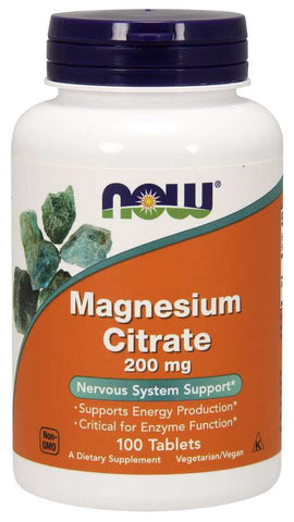 Magnesiumcitrat Magnesiumcitrat 200 MG 100 Tabletten NOW FOODS