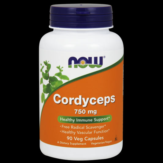 Cordyceps-Pilz 750 MG 90 Kapseln NOW FOODS