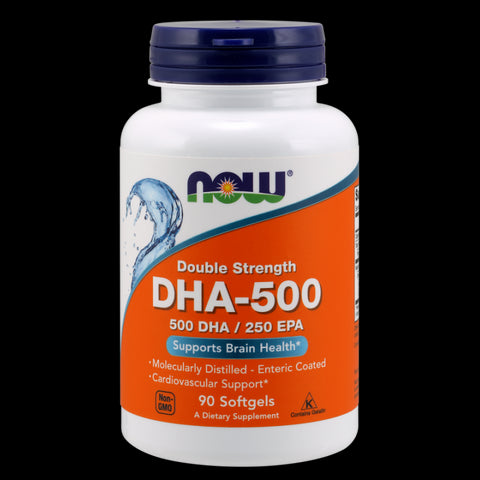 DHA 500 DHA 250 EPA Docosahexaensäure 500 MG 90 Kapseln NOW FOODS