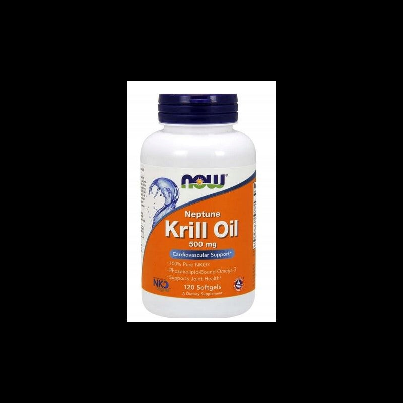 Krillöl 500 MG Neptune Krill / Öl DHA EPA 120 Kapseln NOW FOODS