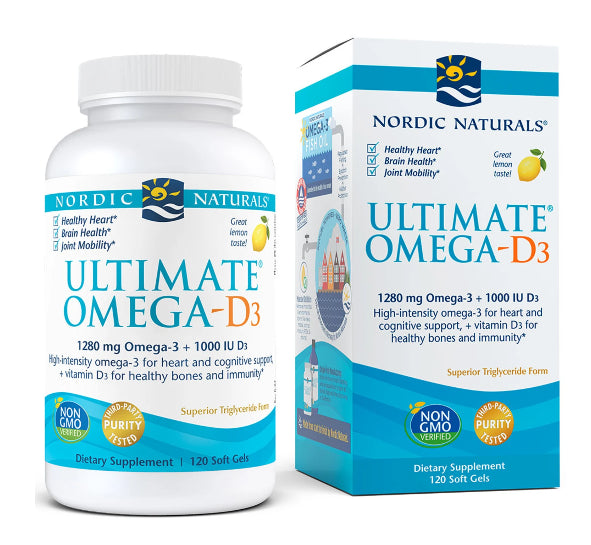 Ultimate omegaD3 120 Kapseln NORDIC NATURALS