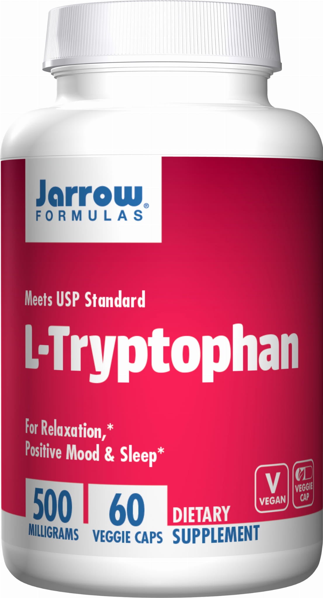 Ltryptophan 500 MG 60 Kapseln JARROW-FORMELN