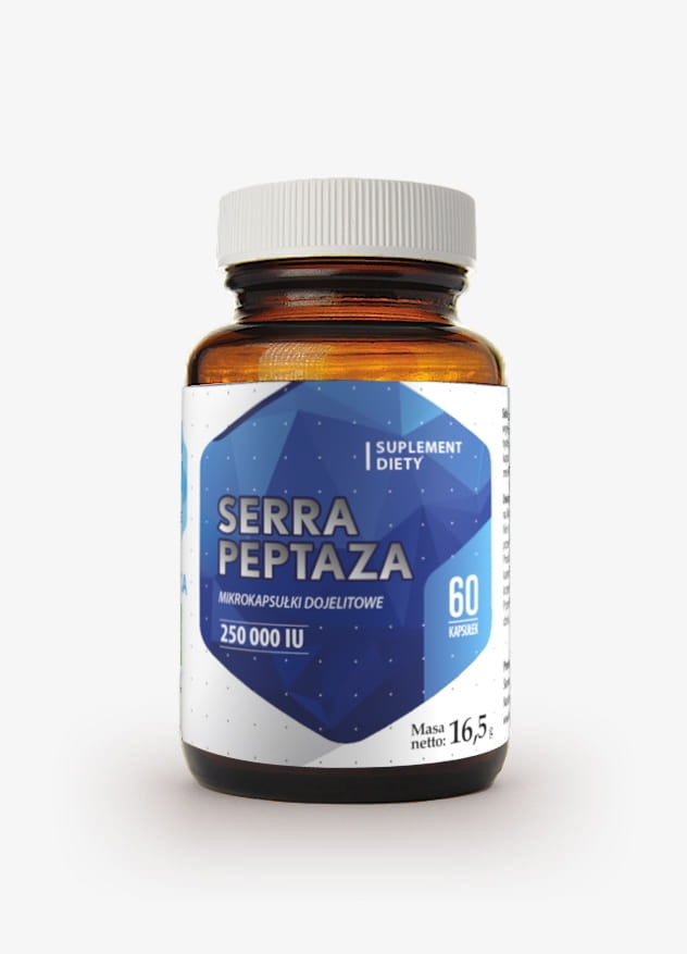 Serrapeptase 250.000 spu 60 Kapseln HEPATICA Hover Image
