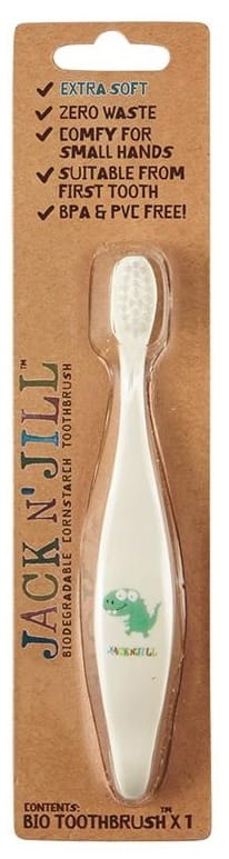 Die jackBIO Dino JACK N' JILL Zahnbürste
