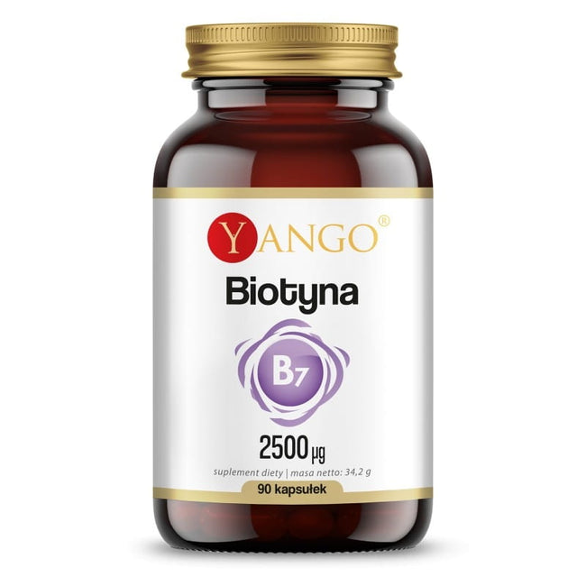 Biotin 2500 mcg 90 Kapseln YANGO Hover Image