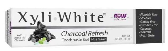 Xyliwhite Charcoal Refresh Zahnpasta-Gel mit Minzgeschmack Zahnpasta 181 g NOW FOODS SOLUTIONS