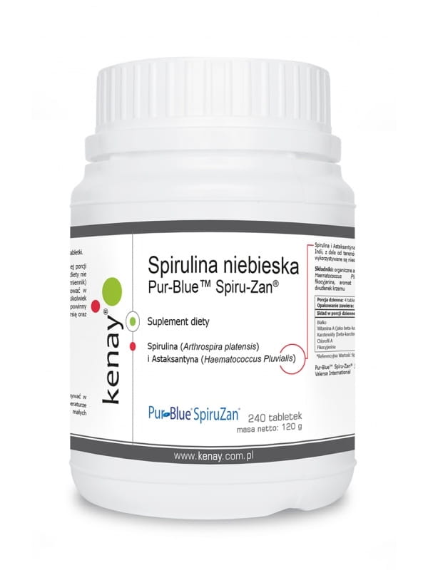 Spirulina pur - blauer Spiru - mit 240 KENAY-Tabletten