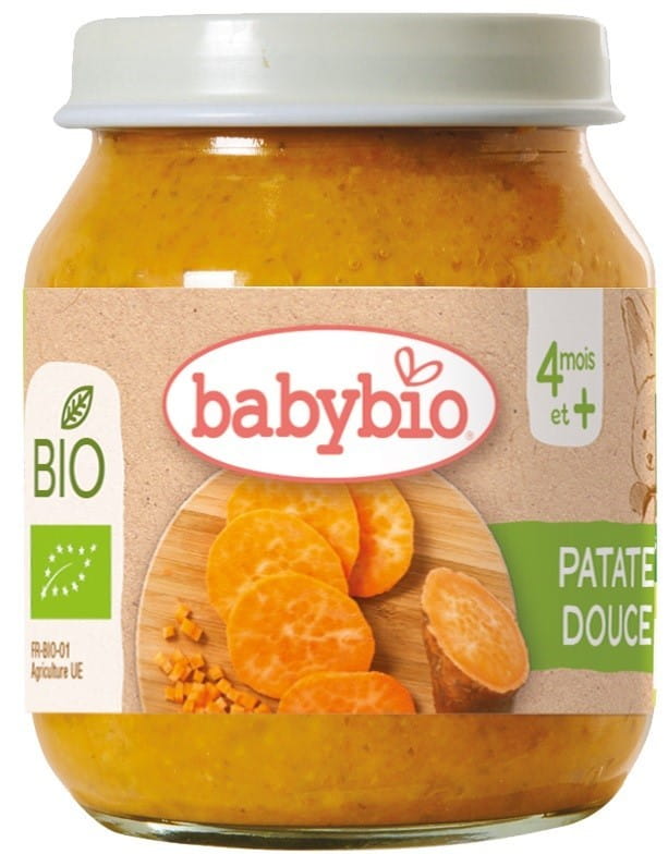 Süßkartoffelpüree ab 4 Monate glutenfrei BIO 130 g BABYBIO