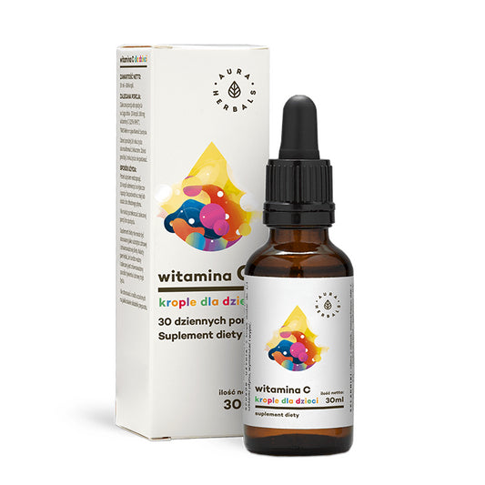 Vitamin C für Kinder 100 MG Tropfen 30 ml AURA HERBALS