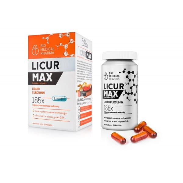 Licur max flüssiges Curcumin 30 Kapseln BIO MEDICAL PHARMA Hover Image