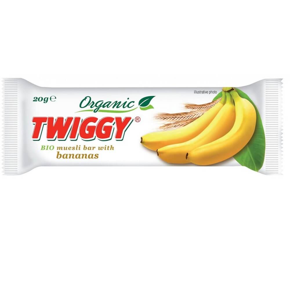 Müsliriegel mit Banane BIO 20 g - TWIGGY