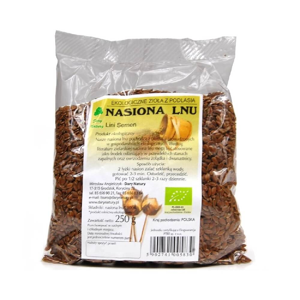 Leinsamen (Leinsamen) BIO 250 g - GESCHENKE DER NATUR