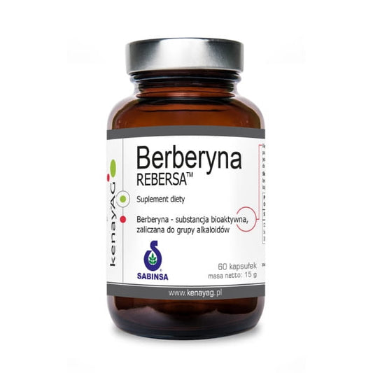 Bärberin 60 KENAY-Kapseln in einer offenen Packung, zeigt die Kapseln und die Verpackung mit Produktetikett.