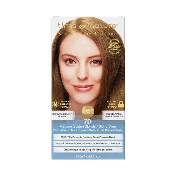 Naturhaarfarbe - 7d Mittelgoldblond NATURTÖNE