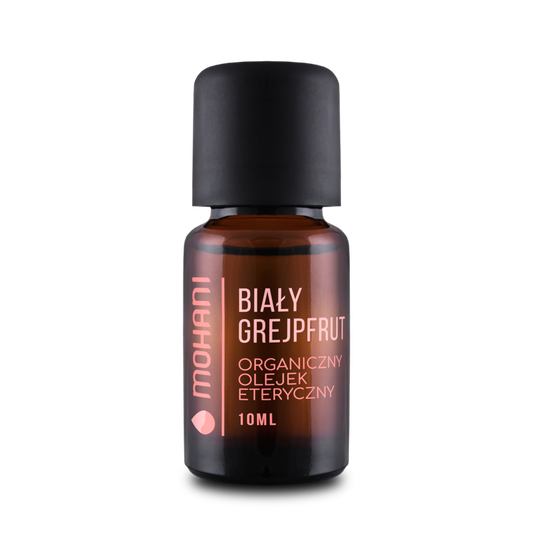 Ätherisches Bio-Mohani-Öl aus weißer Grapefruit, Flasche mit Tropfverschluss, naturbelassenes Produkt, für Aromatherapie und Wellness
