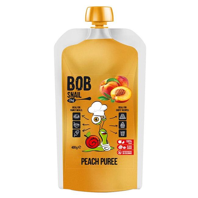 Pfirsichpüree 100% Frucht 400ml BOB SNAIL Hover Image