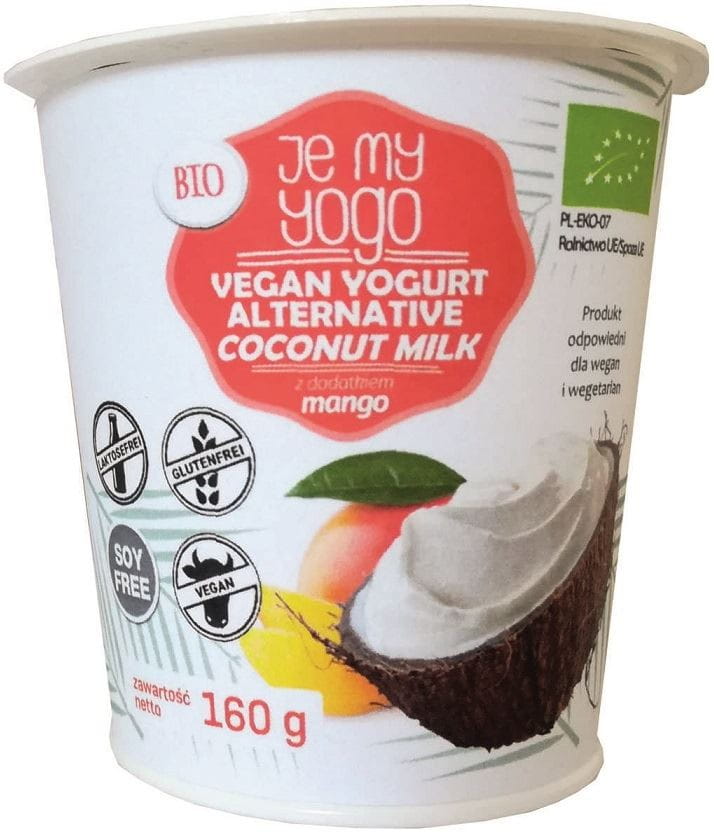 Kokosdessert mit Mango glutenfrei BIO 160 g - KOKO YOGO