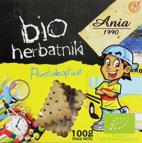 Rechteckige Kekse BIO 100 g - BIO ANIA