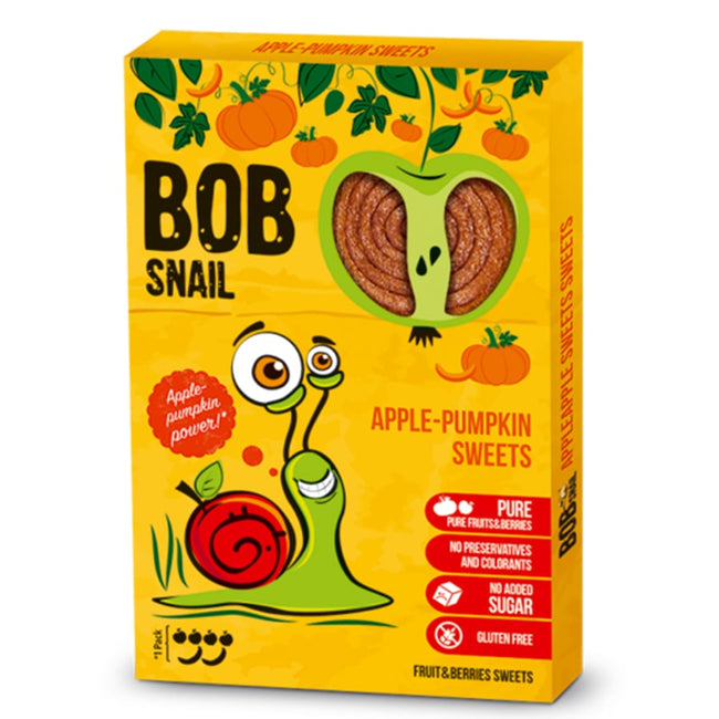 Apfel-Kürbis-Snack 60g BOB SCHNECKE Hover Image