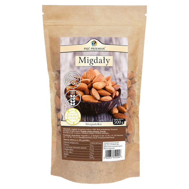 Geschälte Mandeln 500g FÜNF ÄNDERUNGEN Hover Image