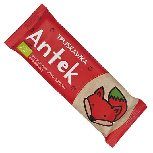 Gesunder HELPA BIO Snackriegel mit Nüssen, Rosinen, Müsli und Erdbeere, 37g, für einen energiereichen Snack.