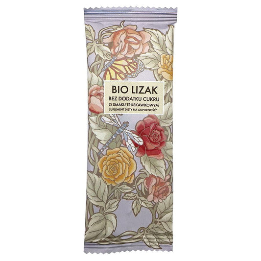 Lutscher mit Erdbeergeschmack ohne Zuckerzusatz BIO lizuu 6g