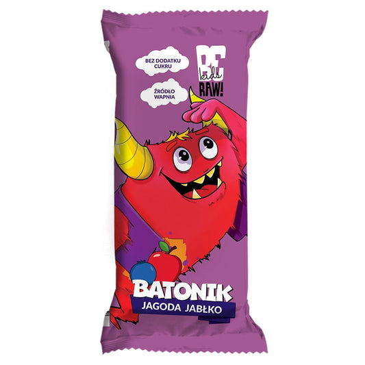 Baton Kids Beere Apfel BERAW, 25g, Fruchtiger Snack mit Beeren und Apfel, kindgerechte Verpackung, natürliche Zutaten