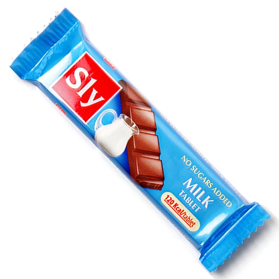 Milchschokoriegel ohne Zuckerzusatz 25g SLY NUTRITIA