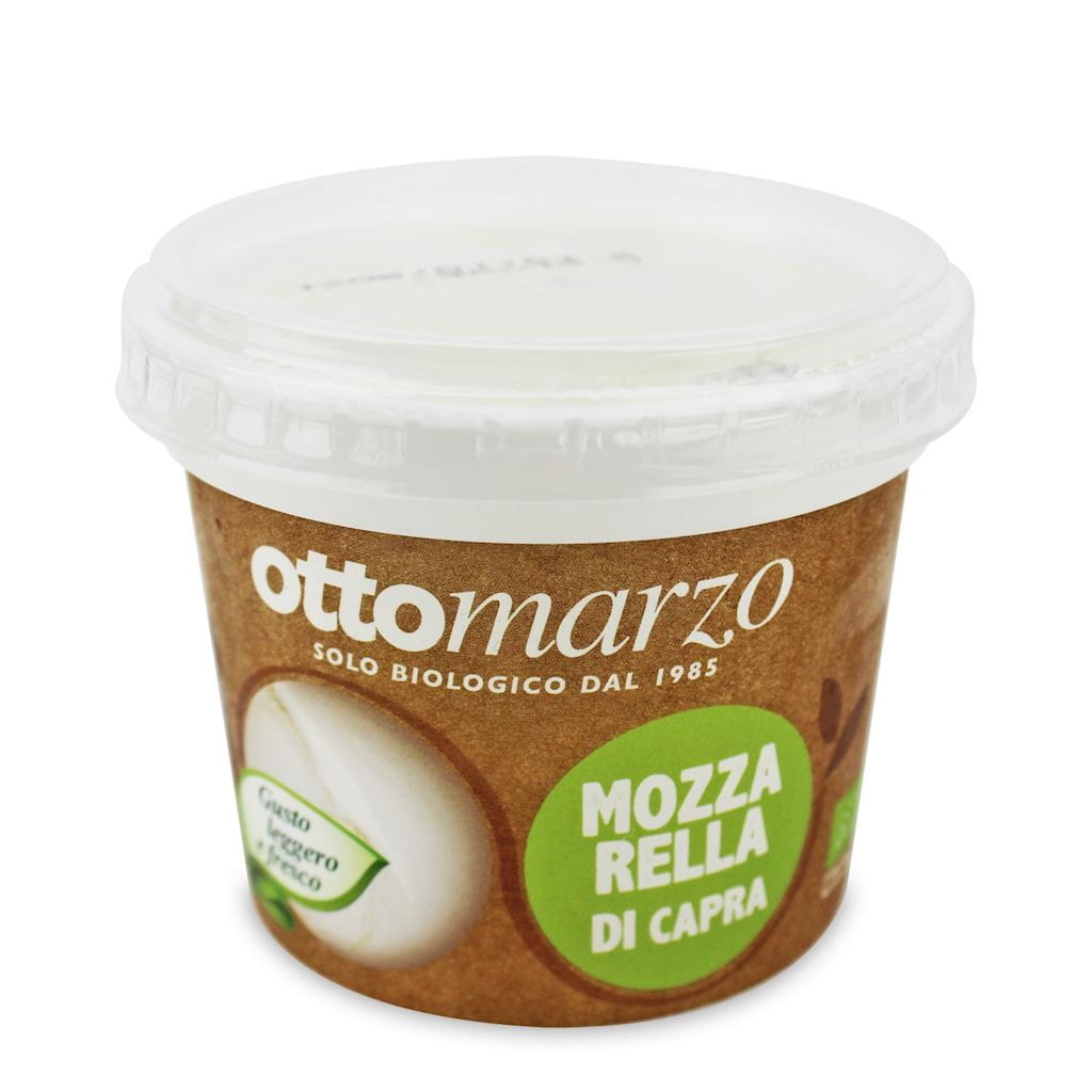 Verkauf Ziegenmilchmozzarella (1 Kugel in einer Tasse) BIO 100 g - CA'VERDE OTTO MARZO