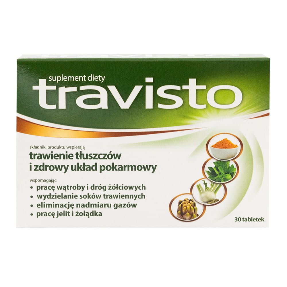 Travisto für die Verdauung und das Verdauungssystem 30 Tabletten