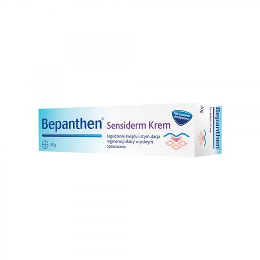 BEPAnthen Creme für gereizte Haut in 20 g Tube, Bayer, sichtbare Tube mit weißer Creme, ideal bei Hautreizungen