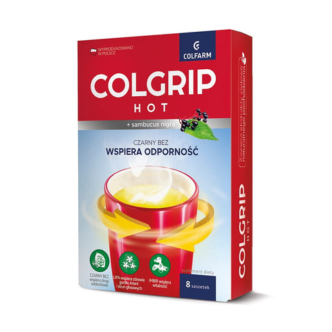 Colgrip bei Erkältung und Grippe 8 Beutel COLFARM