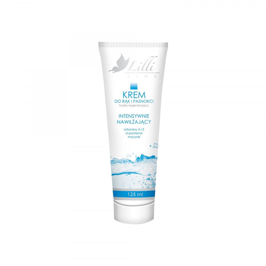 Feuchtigkeitsspendende Handcreme von EURUS in 125 ml Flasche, zeigt die cremige Textur und elegante Verpackung.