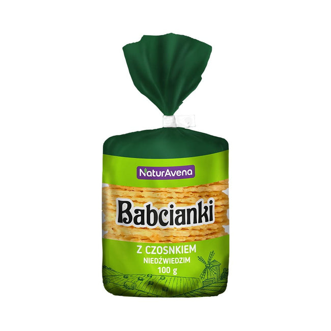 Waffeln ohne Fett und ohne Farbstoffe mit Knoblauch 100 g NATURAVENA Hover Image