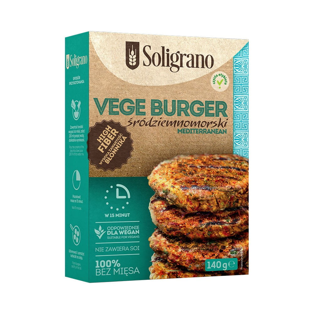 Mediterraner Gemüseburger 140 g - SOLIGRANO