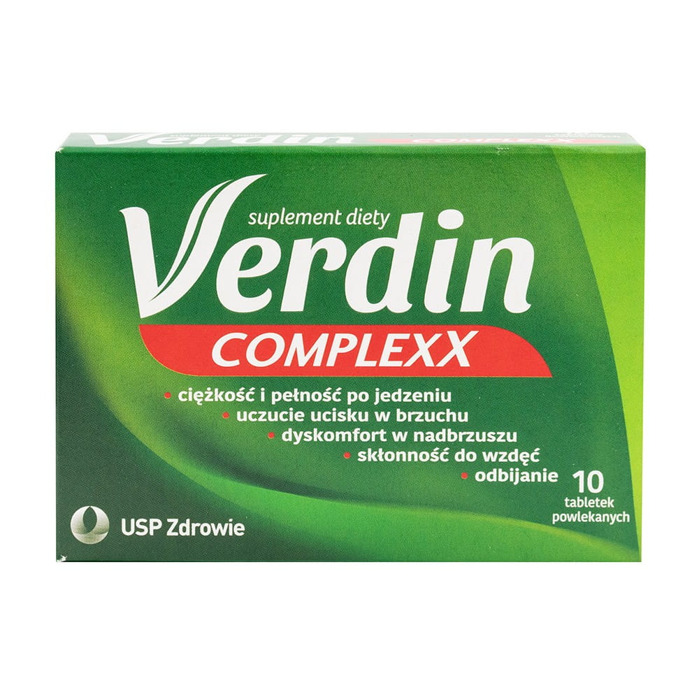 Komplex für das Verdauungssystem 10 VERDIN Tabletten