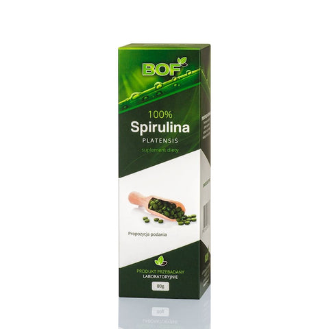 100 % Spirulina Platensis 80 g 200 mg 400 Tab. BIO BIO LEBENSMITTEL