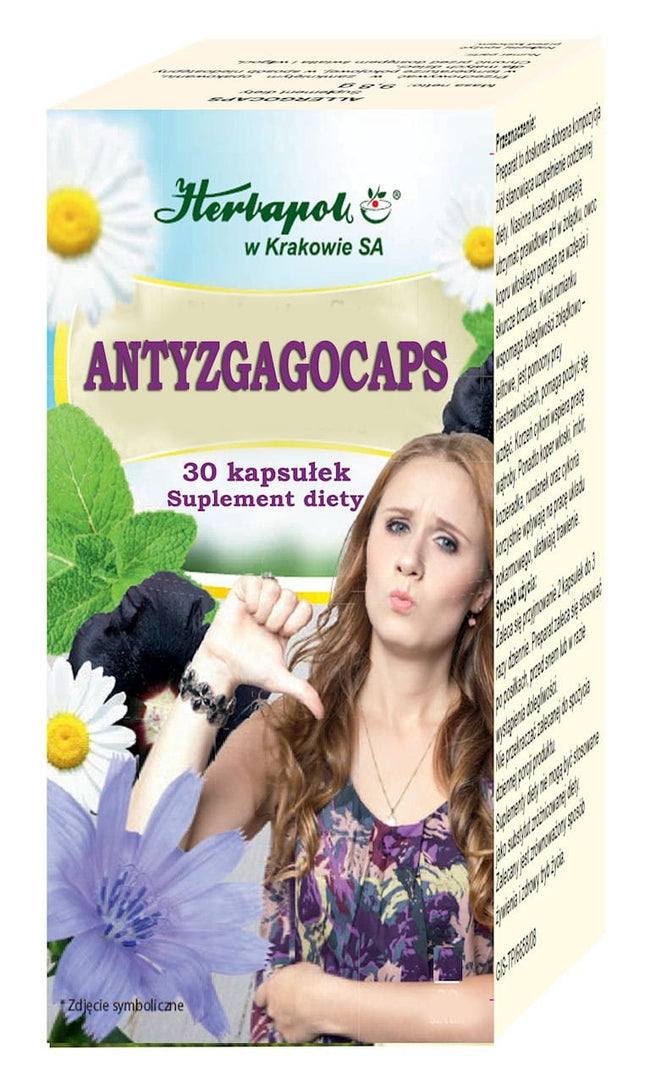 Antyzgagocaps 30 Kapseln HERBAPOL Hover Image