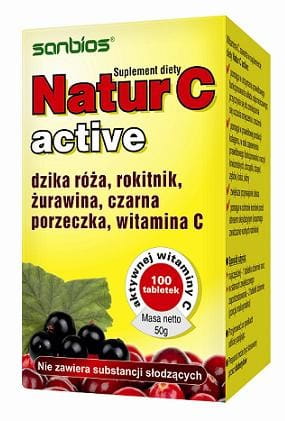 Natur - C aktiv 100 Tabletten. SANBIOS Hover Image