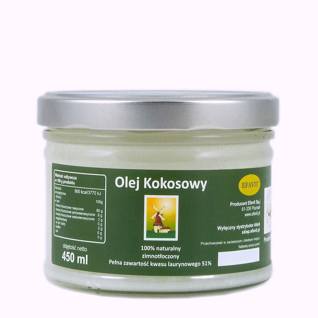 Kokosnussöl extra vergine 440g EFAVIT Hover Image