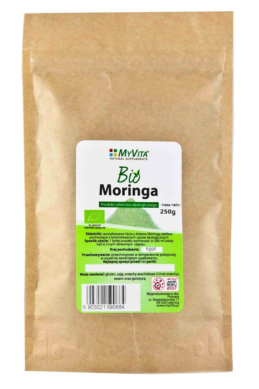 Moringa oleifera Pulver BIO 250g - MYVITA