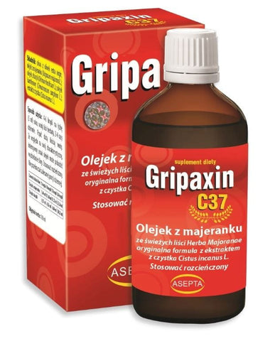 Gripaxin C37 30 ml - Majoran- und Basilikumöl + ASEPTA-Zistrosenextrakt