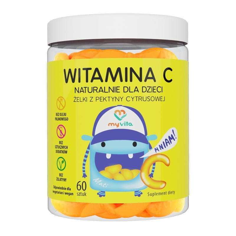 Vitamin C Gelees aus Zitruspektin für Kinder 60 St - MYVITA