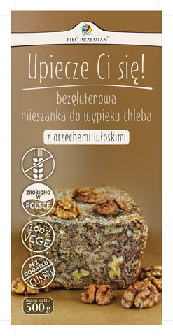 Mischung zum Brotbacken mit Walnüssen glutenfrei 500g FÜNF ÄNDERUNGEN