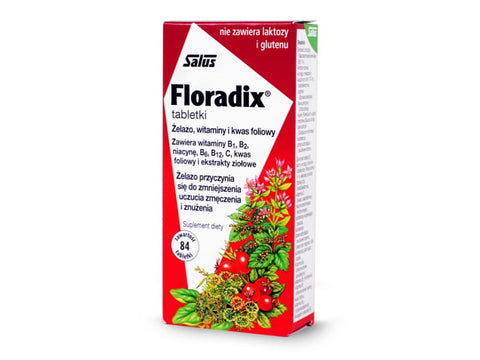 Vitamin Eisen und Folsäure 84 Tabletten FLORADIX