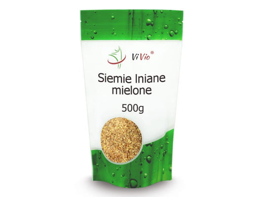 Leinsamen gemahlen 500g VIVIO - Biogo.de