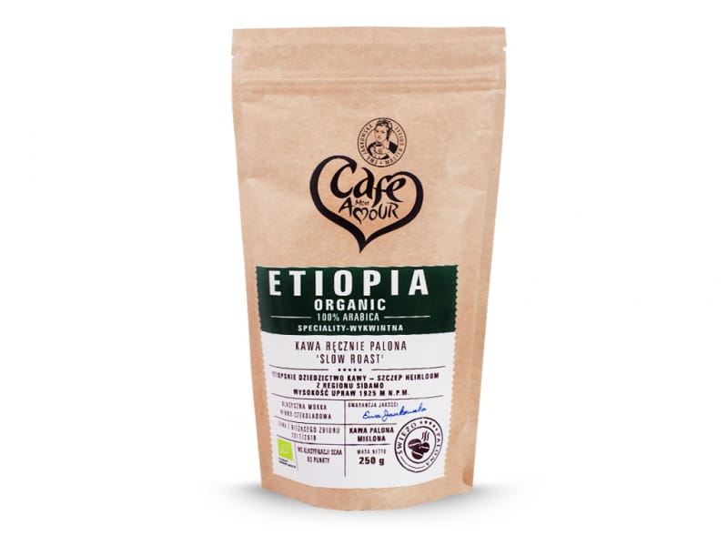 Gemahlener Röstkaffee 250g Äthiopien CAFE AMOUR - Biogo.de