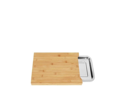 Bambusbrett und Tablett-Set von Iso Trade, handgefertigtes Küchenzubehör, nachhaltiges Bambusmaterial, stilvolles Design